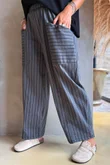 Burlington Stretch Button Pocket Barrel Pant Slate